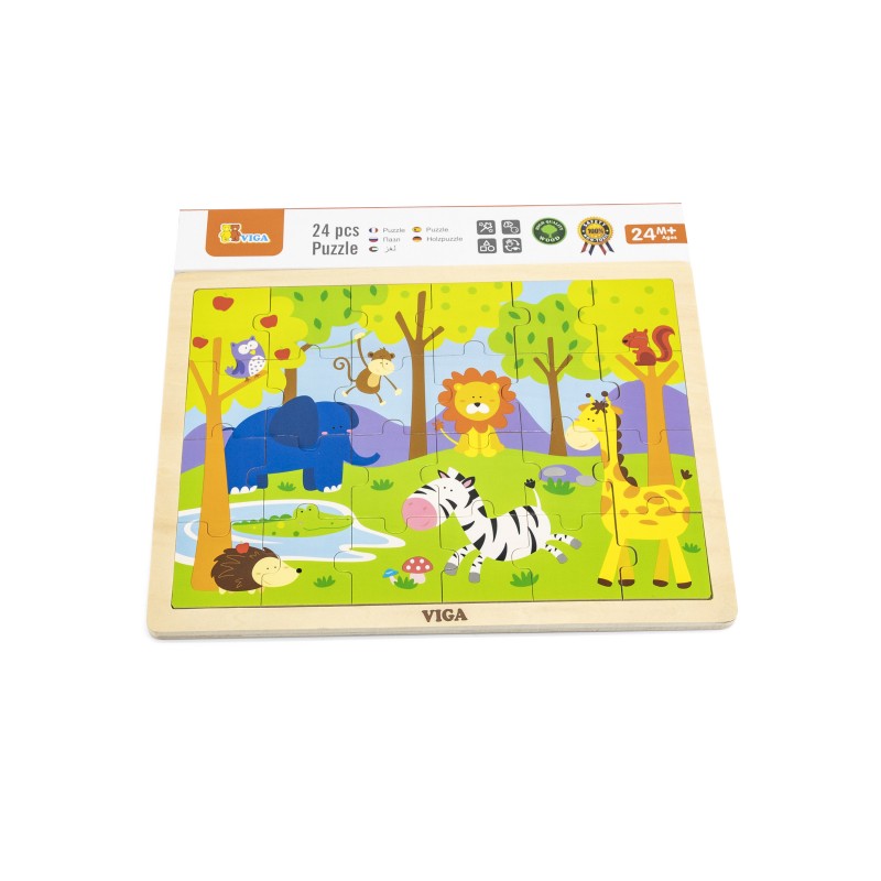 Puzzle animale din safari